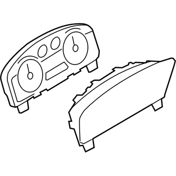Ford Flex Instrument Cluster - AA8Z-10849-AA