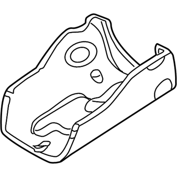 Ford YS4Z-3530-CCA Lower Shroud, Black
