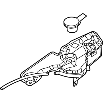 Mercury Coolant Reservoir - 8L2Z-8A080-B