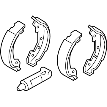 Ford Brake Shoe - LU2Z-2V200-C