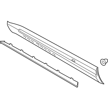 Lincoln Door Moldings - LC5Z-7820879-AA