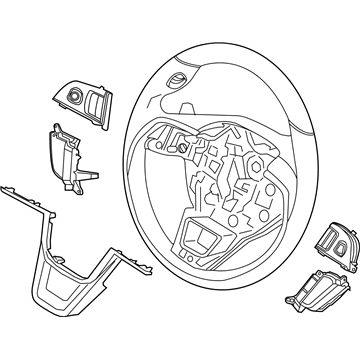 Lincoln Steering Wheel - NJ7Z-3600-BA