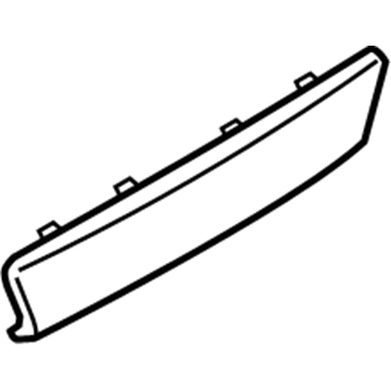 Ford FB5Z-17F000-BPTM Trim Molding, Rear