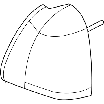 Ford 6W1Z-13404-AA Tail Lamp Assembly, Rear Passenger Side