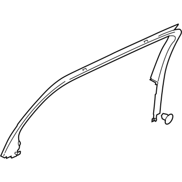 Lincoln Door Moldings - LC5Z-7800014-AA