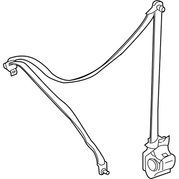 Mercury Seat Belt - 8L8Z-78611B08-AD