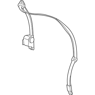 Mercury Seat Belt - 6F2Z-17611B68-FA