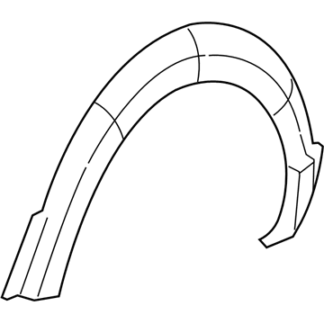 Ford 5F9Z-16038-CAPTM Wheel Flare