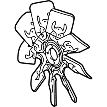 Ford F85Z-8600-AA Fan Blade
