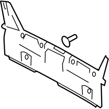 Ford 6G1Z-5411318-BA Sill Trim, Rear