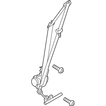 Lincoln Seat Belt - DP5Z-54611B08-AZ