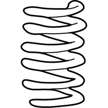2005 Lincoln Aviator Coil Springs - 2C5Z-5560-BA