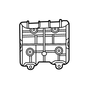 Ford M1PZ-14D189-A Blind Spot Radar Bracket, Rear Passenger Side