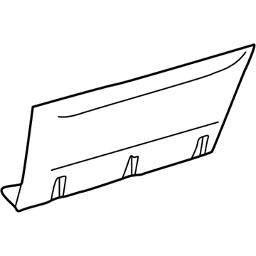 Lincoln Aviator Door Moldings - 2C5Z-7825556-BAPTM