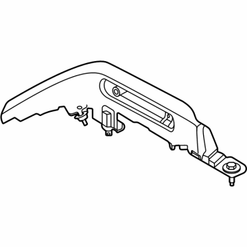 Ford M2DZ-9920038-AA Handle, Front Driver Side