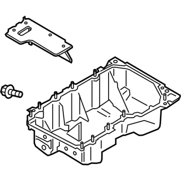 Ford Bronco Oil Pan - MB3Z-6675-D