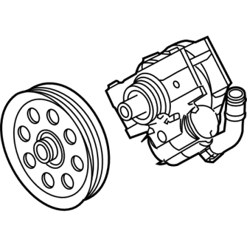 Ford Power Steering Pump - HC3Z-3A674-L