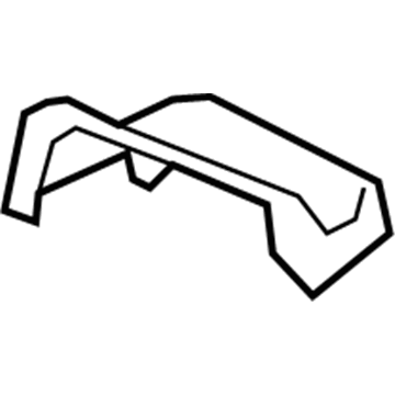 Ford 7L1Z-7861748-BC Track Cover, Charcoal, Front Passenger Side