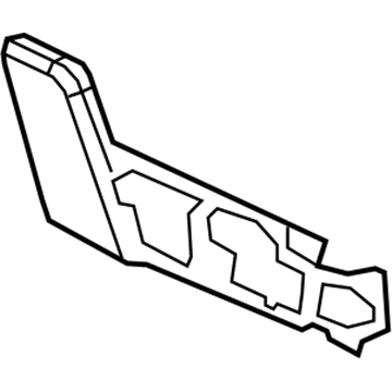 Ford 7L1Z-7862162-DB Valance, Camel, Front Passenger Side