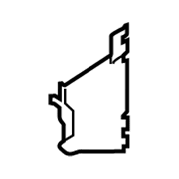 Ford FL3Z-15023A98-AA Cowl Kick Panel Cover, Passenger Side
