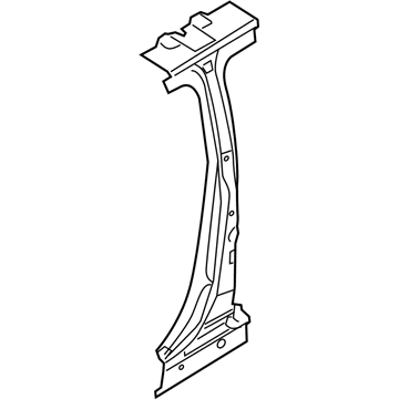 Ford BB5Z-7824382-A Center Pillar Reinforcement, Passenger Side