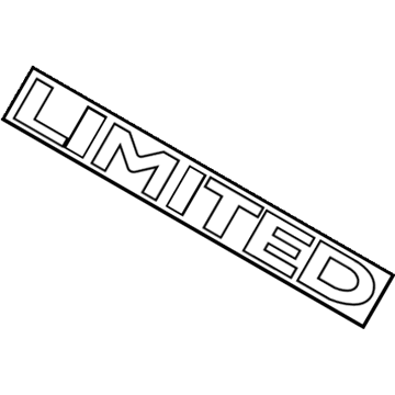 2011 Lincoln Town Car Emblem - 4W1Z-54297A74-AB