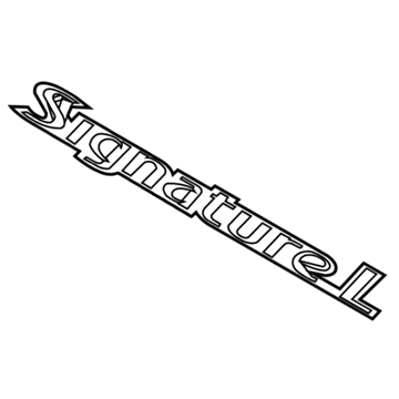 Ford 5W1Z-54297A74-AA Nameplate