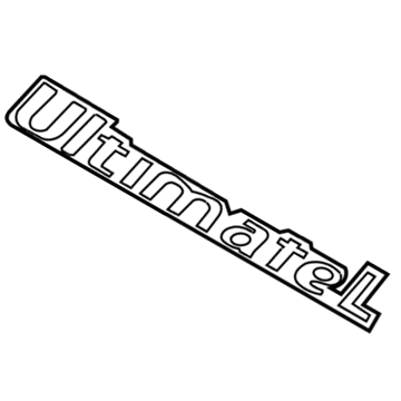 2004 Lincoln Town Car Emblem - 4W1Z-54297A74-AA