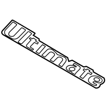 2004 Lincoln Town Car Emblem - 4W1Z-54297A74-BA