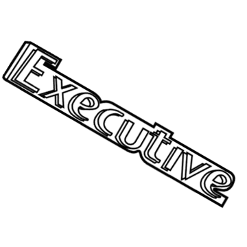 Lincoln Town Car Emblem - 3W1Z-54297A74-AA