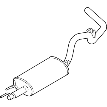 Ford ML3Z-5230-G Muffler