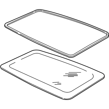 Ford 9C3Z-18500A18-B Sunroof Glass