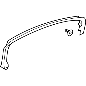 Ford Police Responder Hybrid Door Moldings - KS7Z-5400014-AB