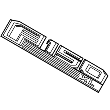 Ford FL3Z-16720-A Nameplate, Front Passenger Side