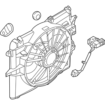 Ford DR3Z-8C607-D Fan Assembly