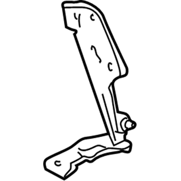 Lincoln Hood Hinge - 6W4Z-16796-AA