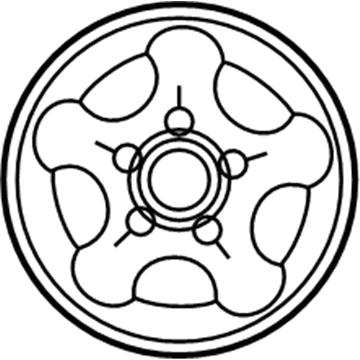 2004 Ford F-150 Heritage Spare Wheel - YL3Z1007EA
