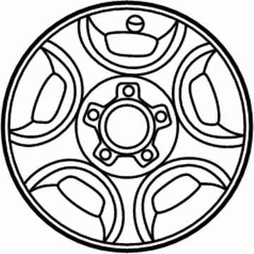 Ford XL3Z-1007-CA Wheel, Alloy