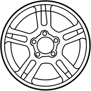 2004 Ford F-150 Heritage Spare Wheel - 3L3Z-1007-AB