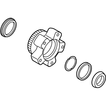 Ford CK4Z-1109-D Hub Assembly, Rear