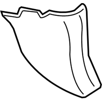 Ford 5L7Z-7802344-AAB Cowl Trim, Camel, Passenger Side