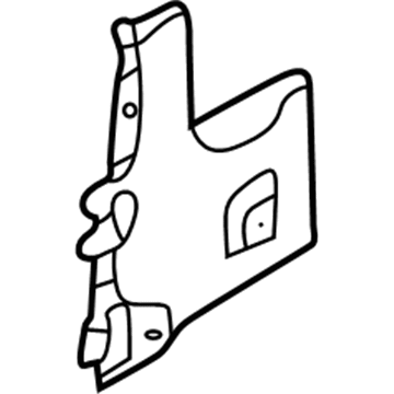 Ford YW4Z-54044F81-AA Radio Mount Bracket
