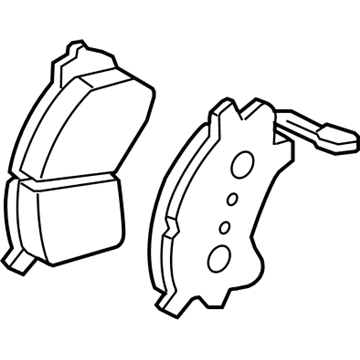 Mercury 5U2Z-2V001-M Front Pads