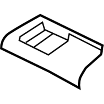 Ford BB5Z-78312A29-AE Quarter Trim Panel Lower Cover, Driver Side