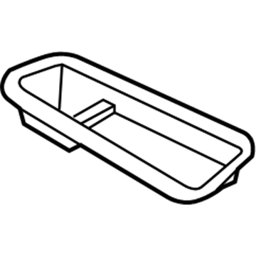 Ford BB5Z-9913530-AA Utility Tray, Black, Rear Driver Side