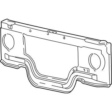 2000 Ford E-150 Econoline Radiator Support - 4C2Z-16138-AA