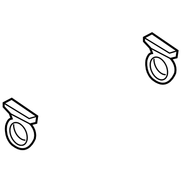 Ford HC3Z-8W287-A Connector Hose Clamp, Passenger Side