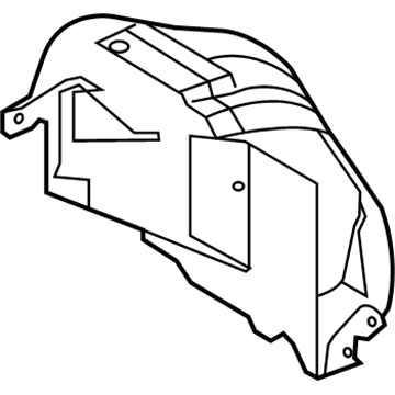 Ford AR3Z-16103-B Rear Fender Liner, Front Driver Side