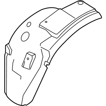 Ford AR3Z-16102-A Front Fender Liner, Passenger Side