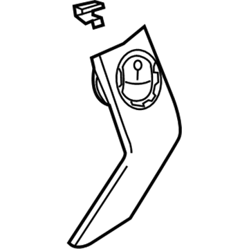 Ford DC3Z-2504334-AA Side Trim, Gray, Passenger Side